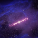 The two narrow jets have a corkscrew-like shape owing to the precession, or wobbling, of the black hole’s accretion disc.
